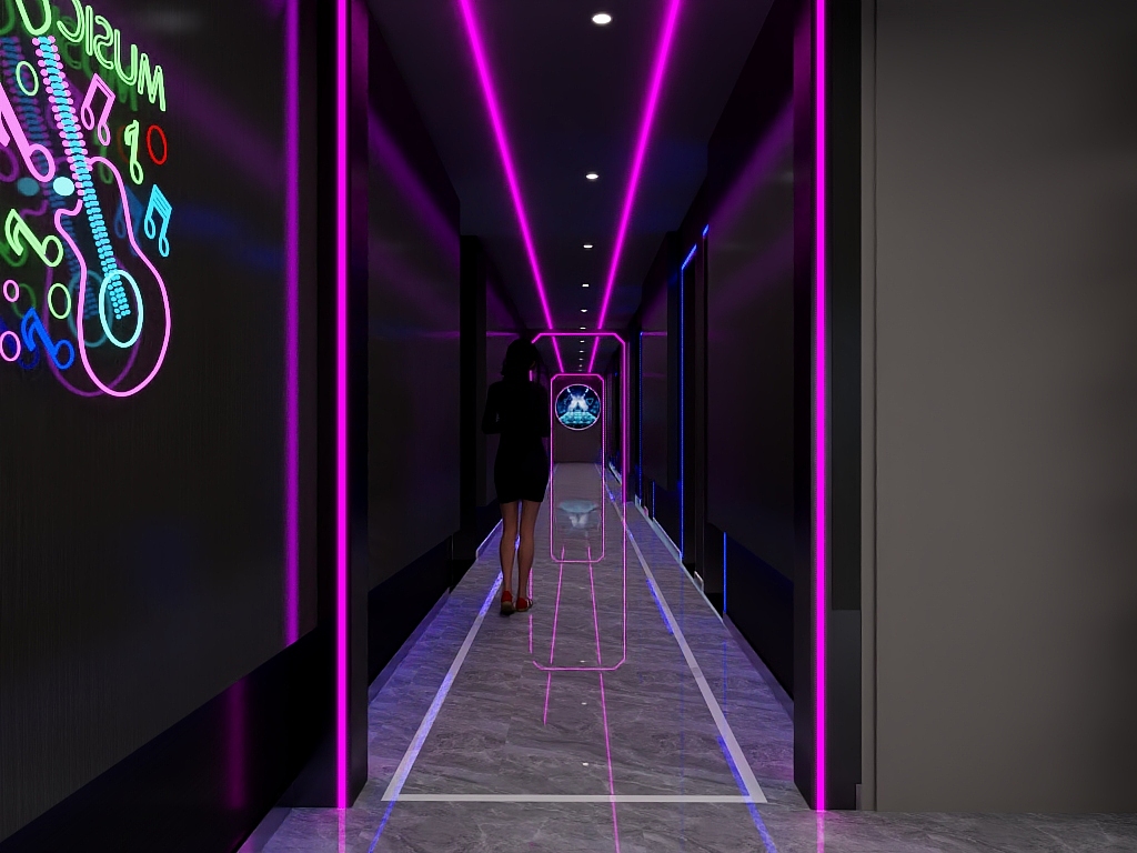 设计源于生活-微风在创作-华星天地KTV方案效果图-装修设计方案