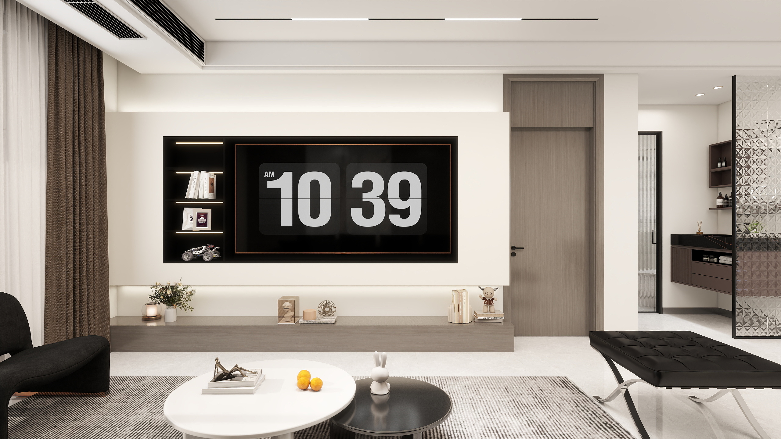 王哲-现代简约98㎡3室-装修设计方案