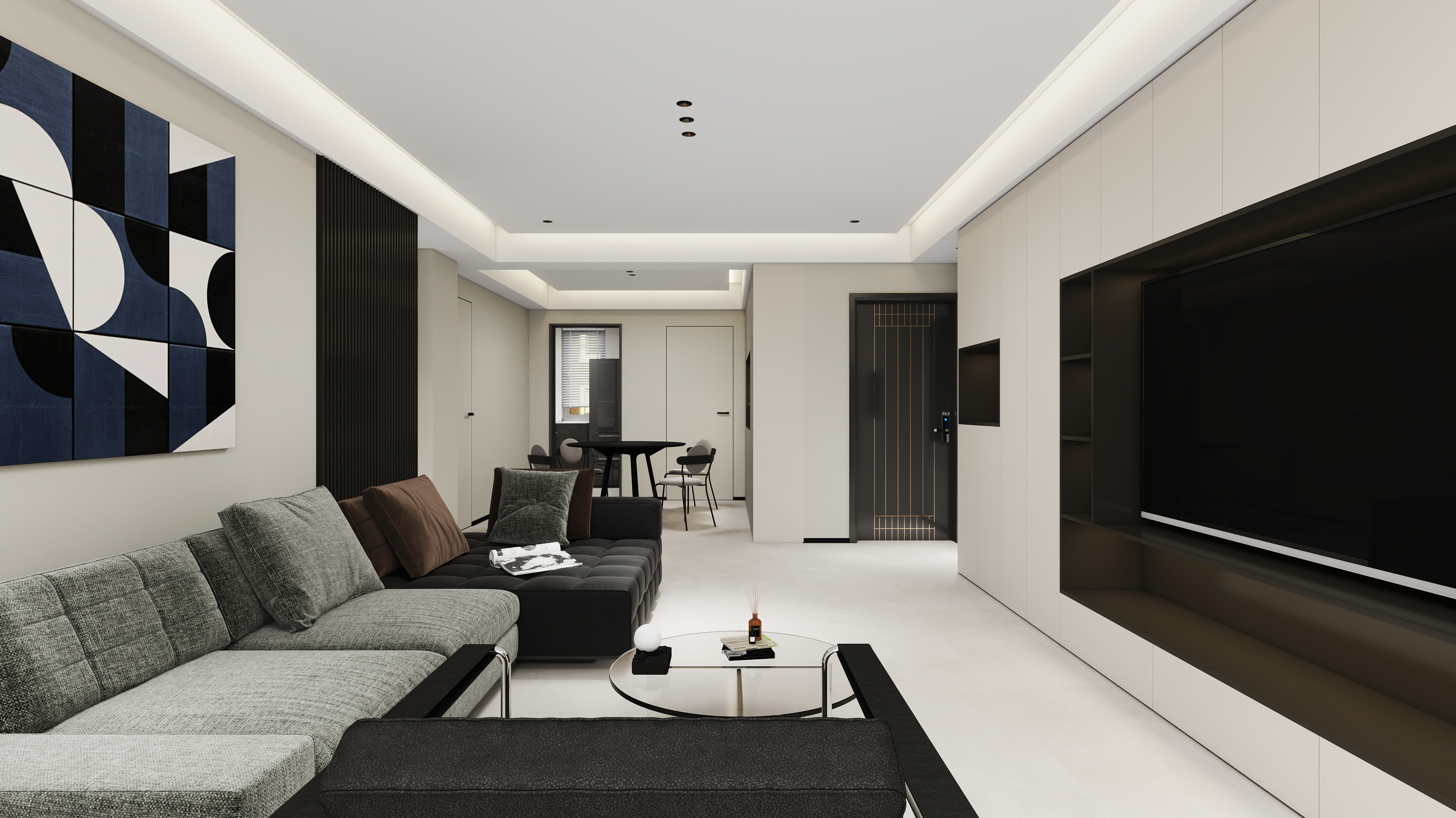 加一设计空间-逸家花苑98㎡2室-装修设计方案