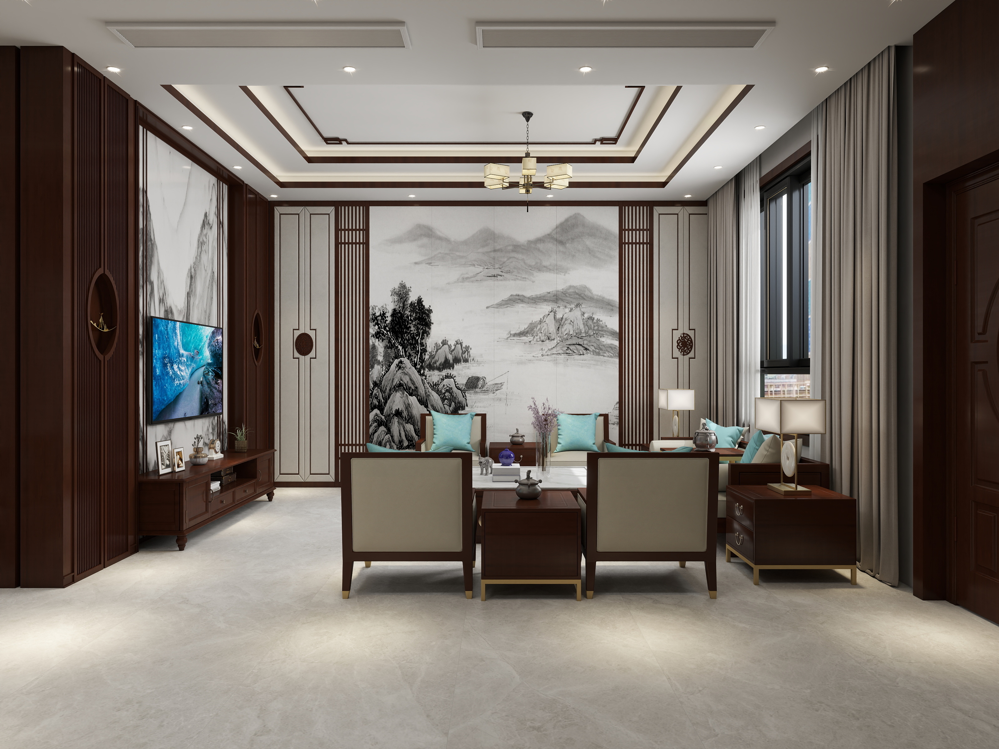 一抹辰光-中式-装修设计方案