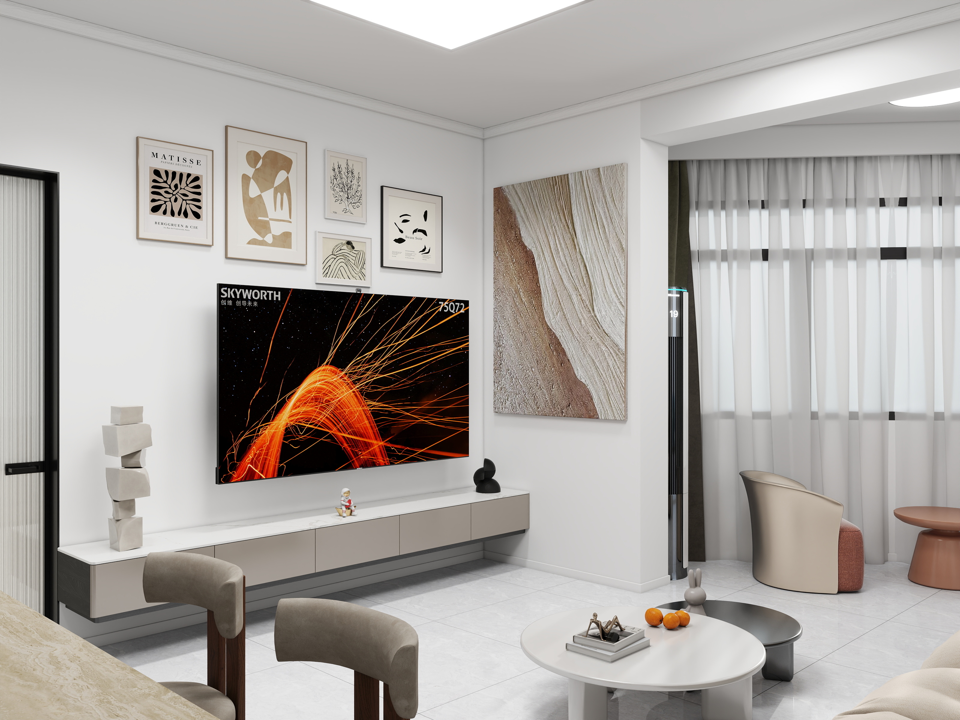 .洋-96㎡3室-装修设计方案