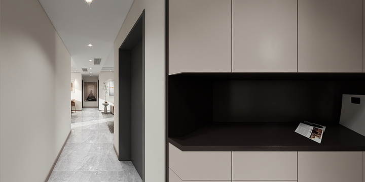 阿燊设计-翡丽公馆现代简约126㎡-装修设计方案