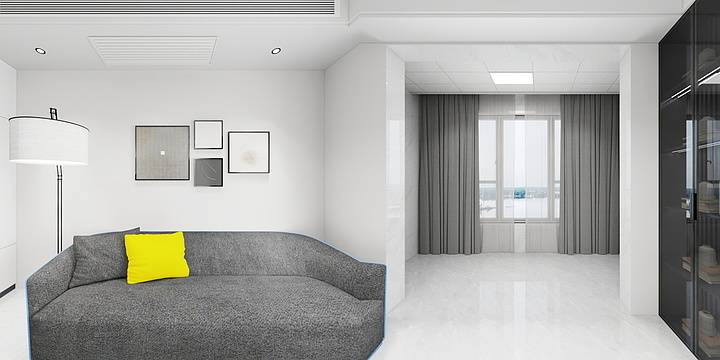 大元装饰公司设计师-中成国际8-2-1002最终效果-装修设计方案