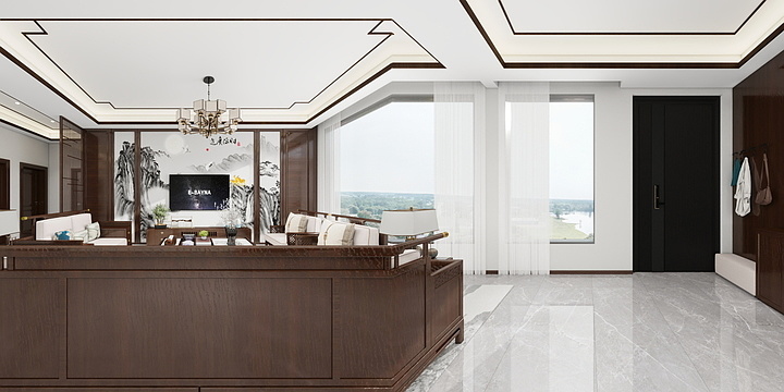 大宅设计--中式四楼-装修设计方案