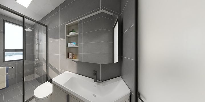 全屋定制邱工-北投溪境9-2405效果图-副本-装修设计方案