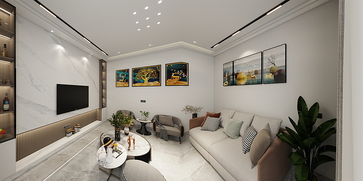 佳-奇-翁堵—客厅-装修设计方案