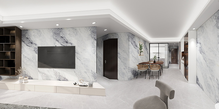 欧派工厂鸿桥木业-2239西安张总原点新城雅居乐-装修设计方案