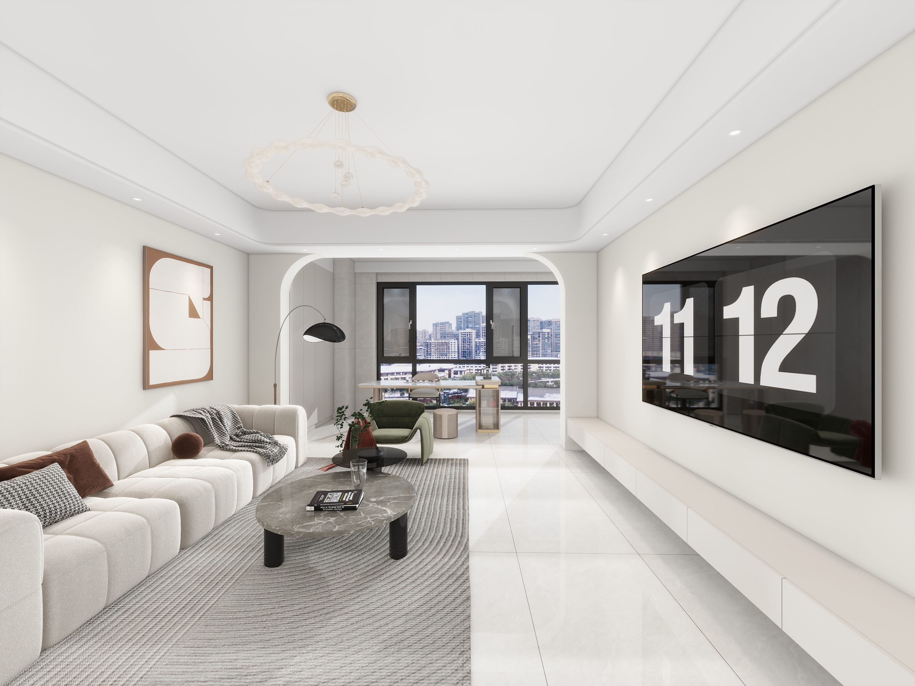 格莱斯刘晓阳-御景东方6栋1号户型-装修设计方案