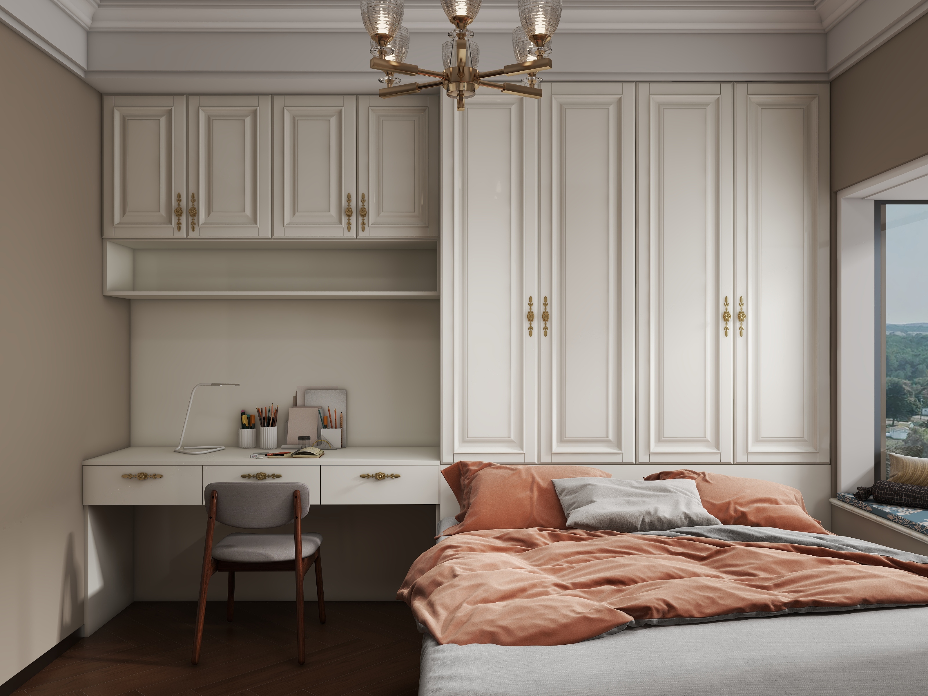 羡笙-125㎡3室装修效果图