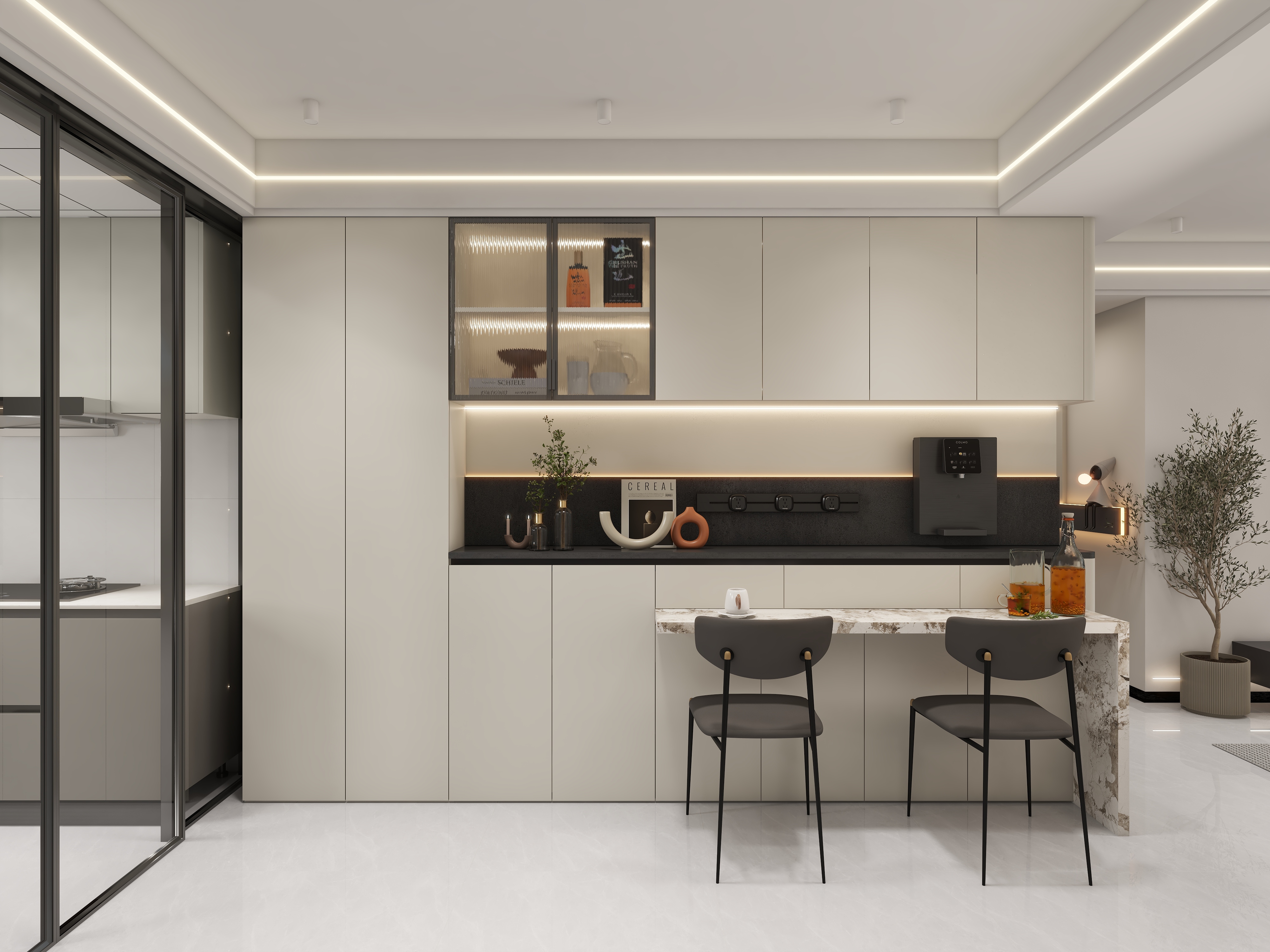 郑州未墨木作-正商书香华府7-3-1102定制-装修设计方案