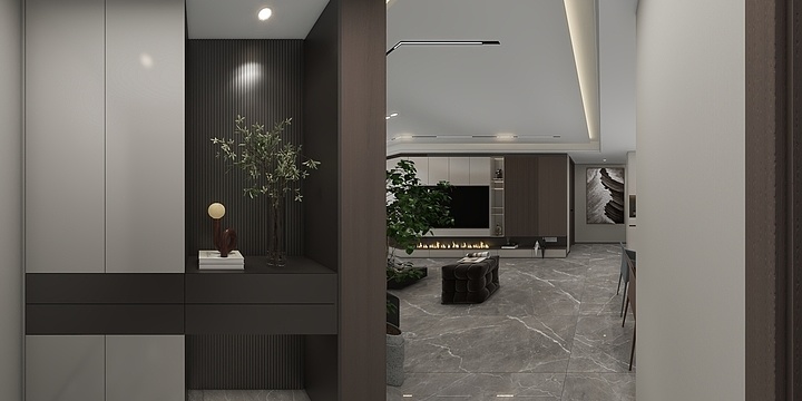 烫发的毛毛虫-意式轻奢 大3室  188平 春风海棠11-3-806-装修设计方案