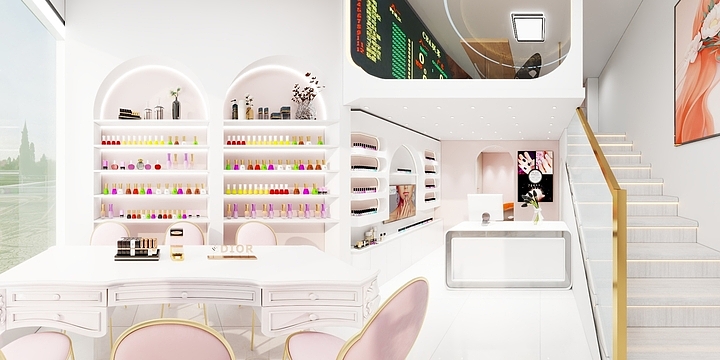 也许@-美甲店-装修设计方案