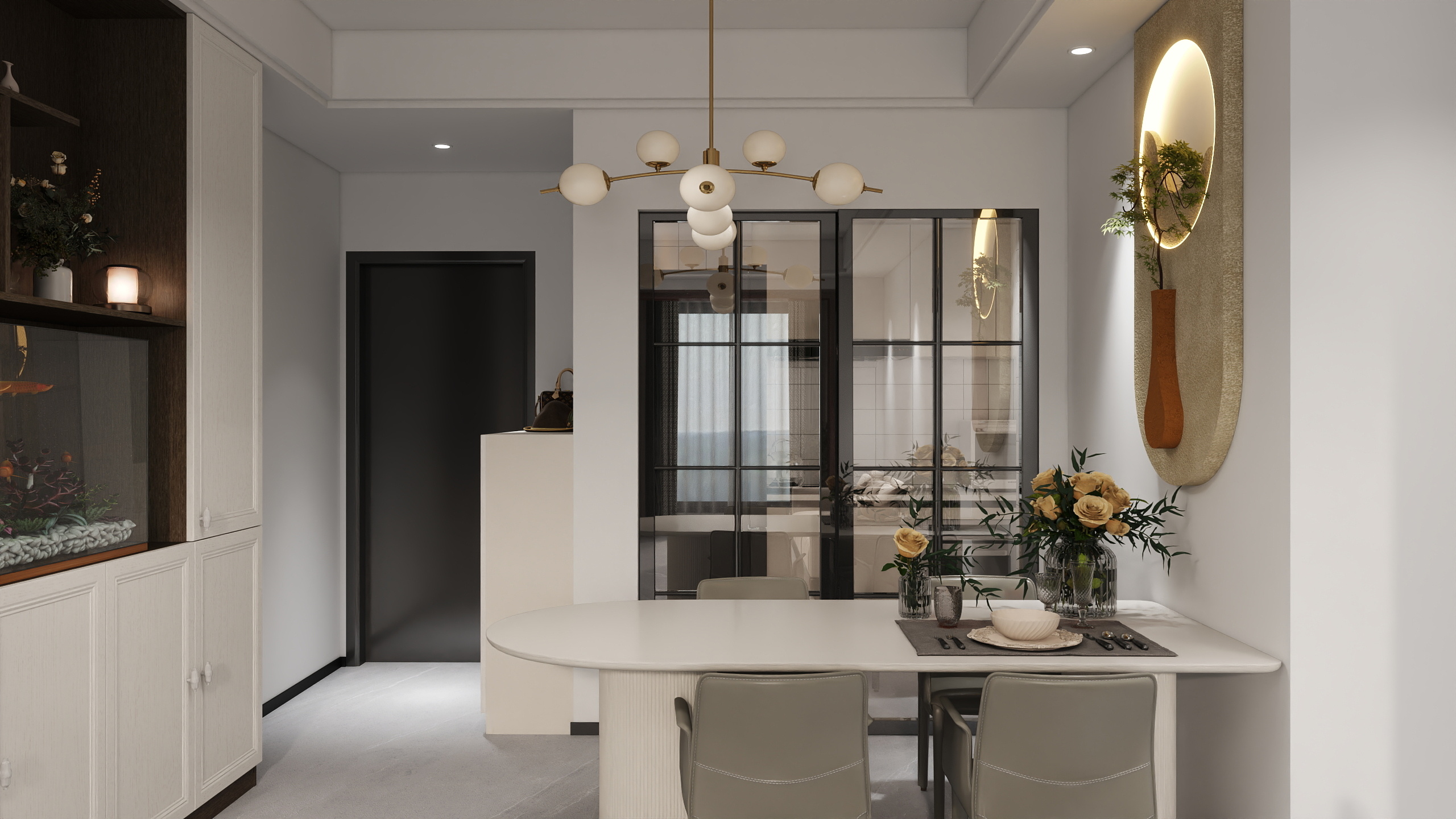 利州区-法狮龙-邦泰.花园城84㎡3室装修效果图