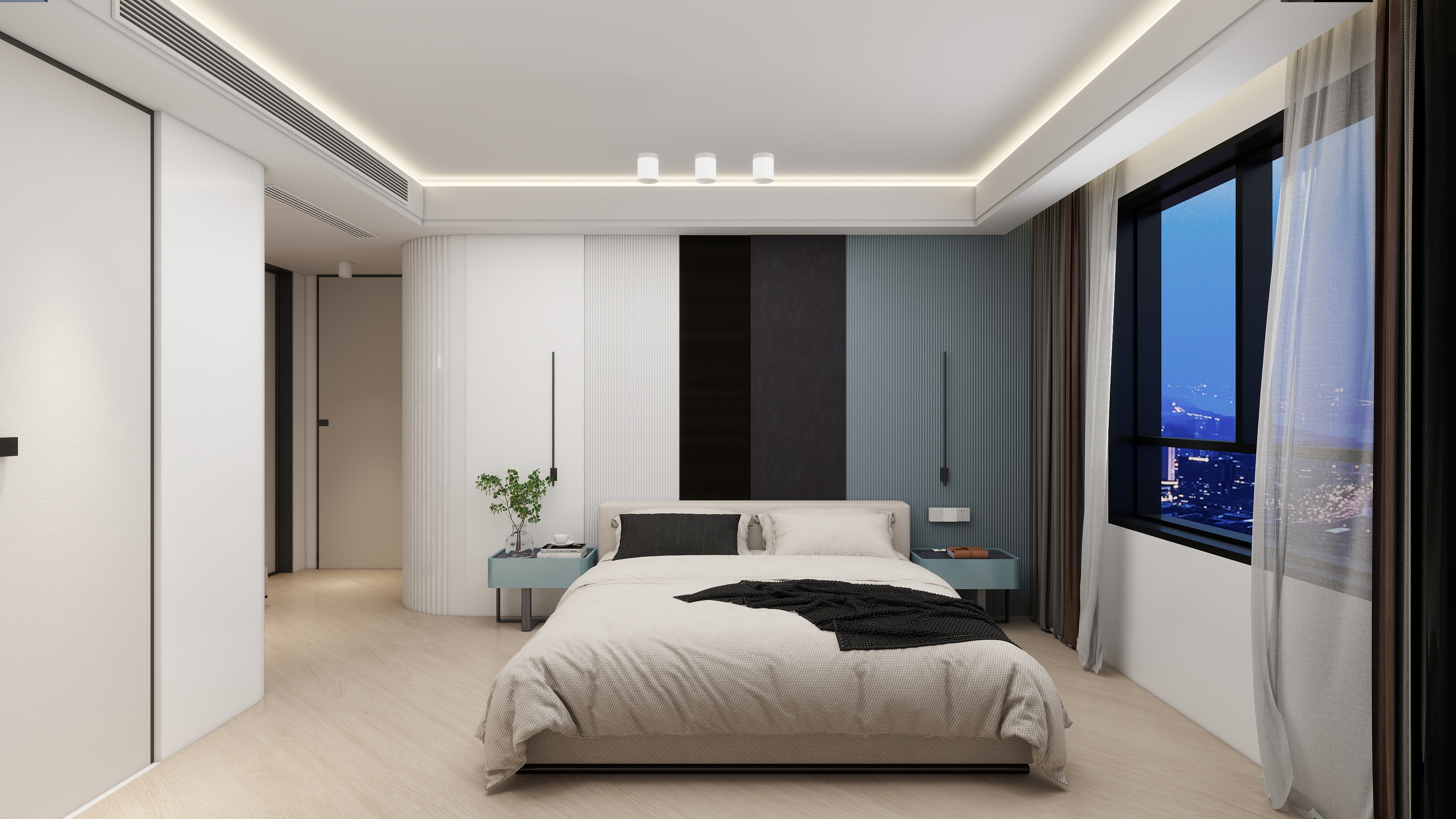 上海俊巢实业有限公司-农房万盛金邸147㎡4室-装修设计方案