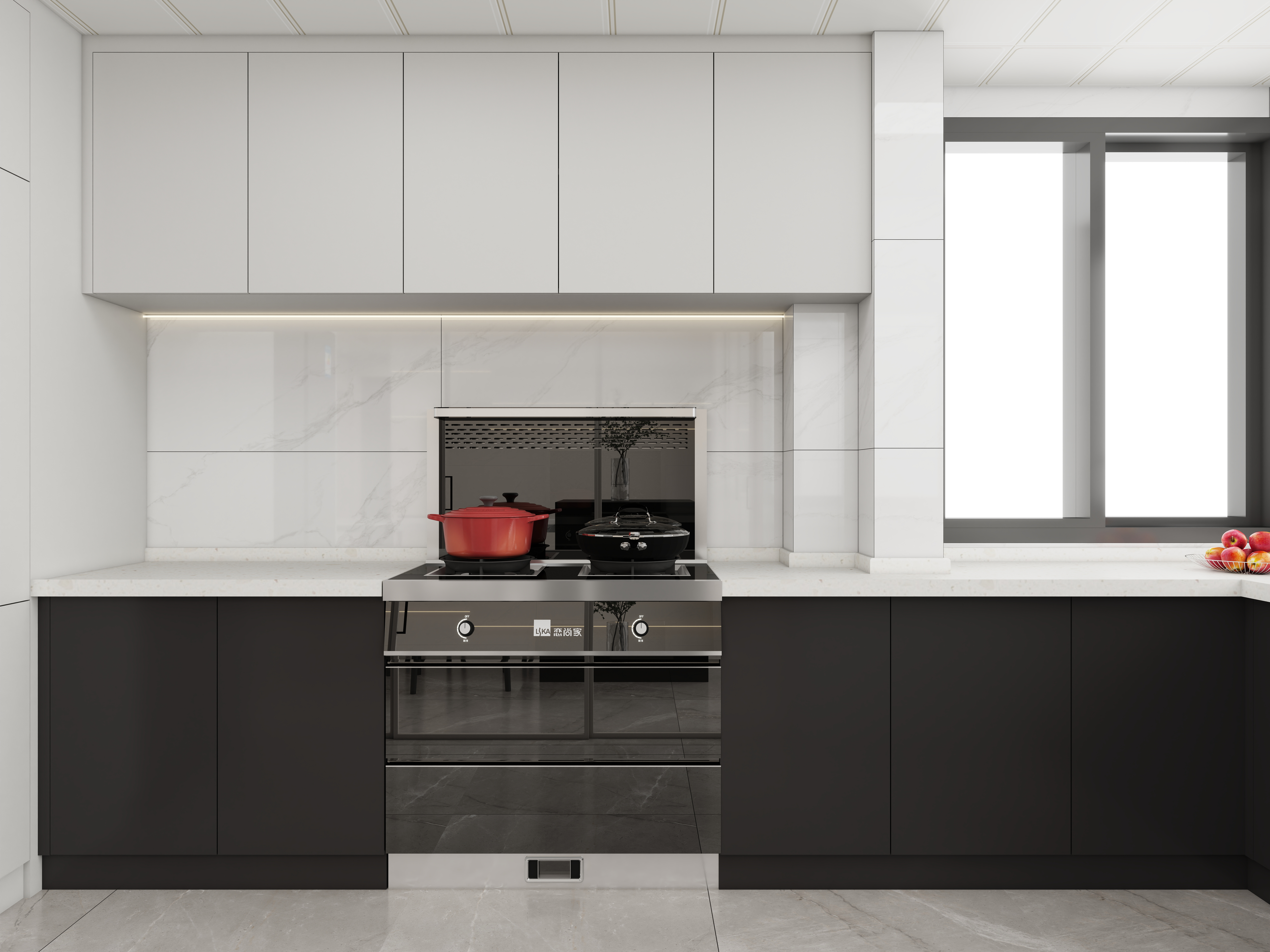 壹诺设计工作室-149㎡5室-现代简约装修效果图