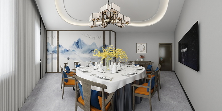 设计师刘飞-柳林消防救援队餐厅改造项目-装修设计方案