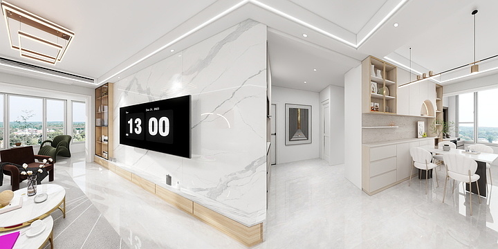 刘秀-紫薇西棠南区116㎡3室-装修设计方案