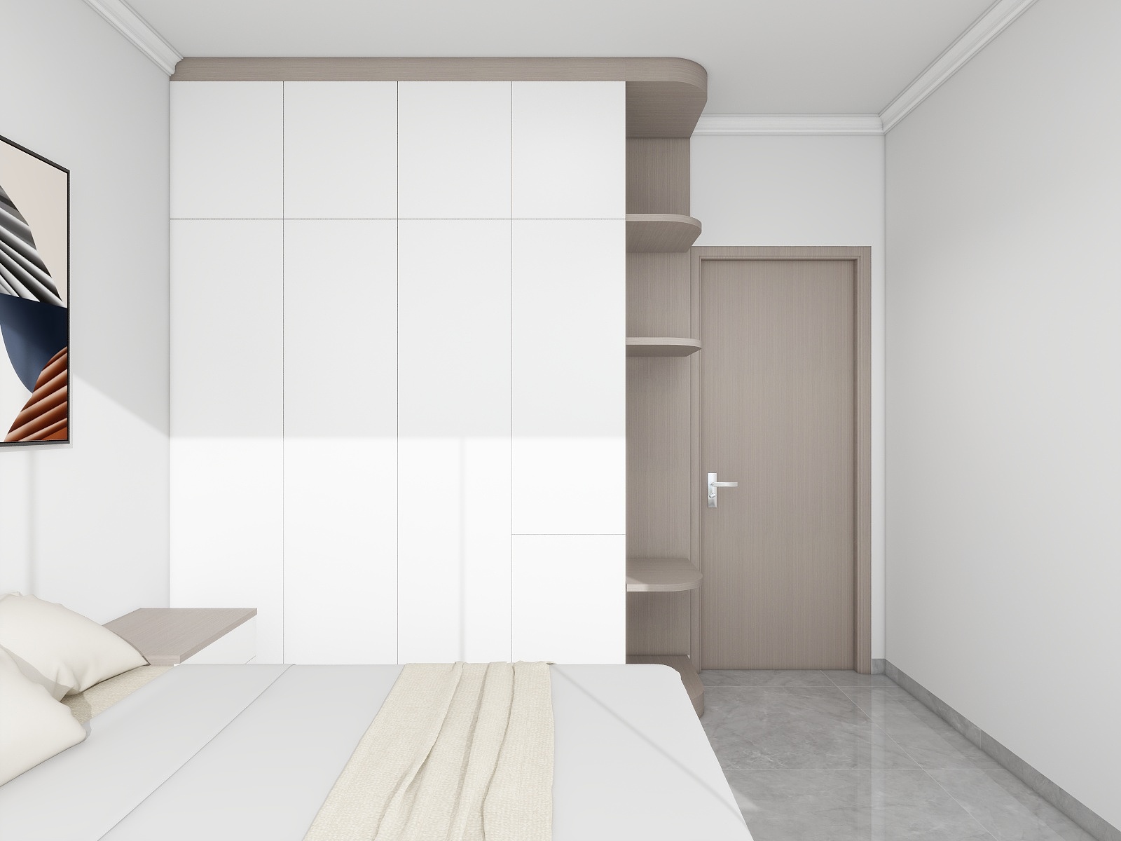 500一套_韩昊霖-现代简约130㎡3室装修效果图