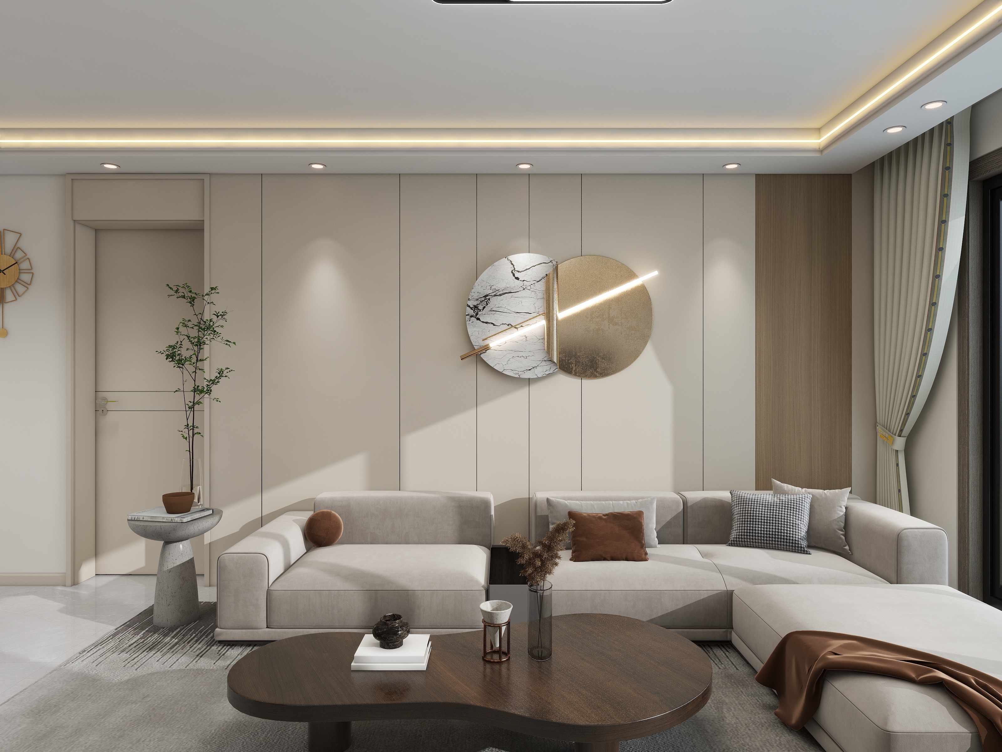 王一佳-锡伯印象119㎡3室-装修设计方案