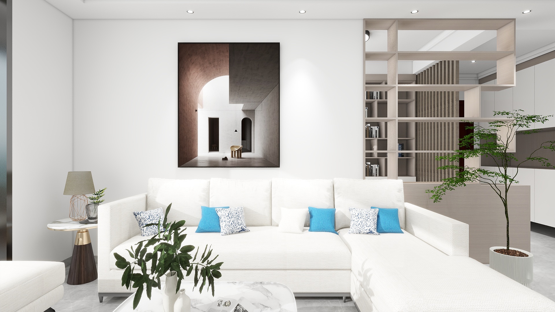 500一套_韩昊霖-现代简约130㎡3室装修效果图