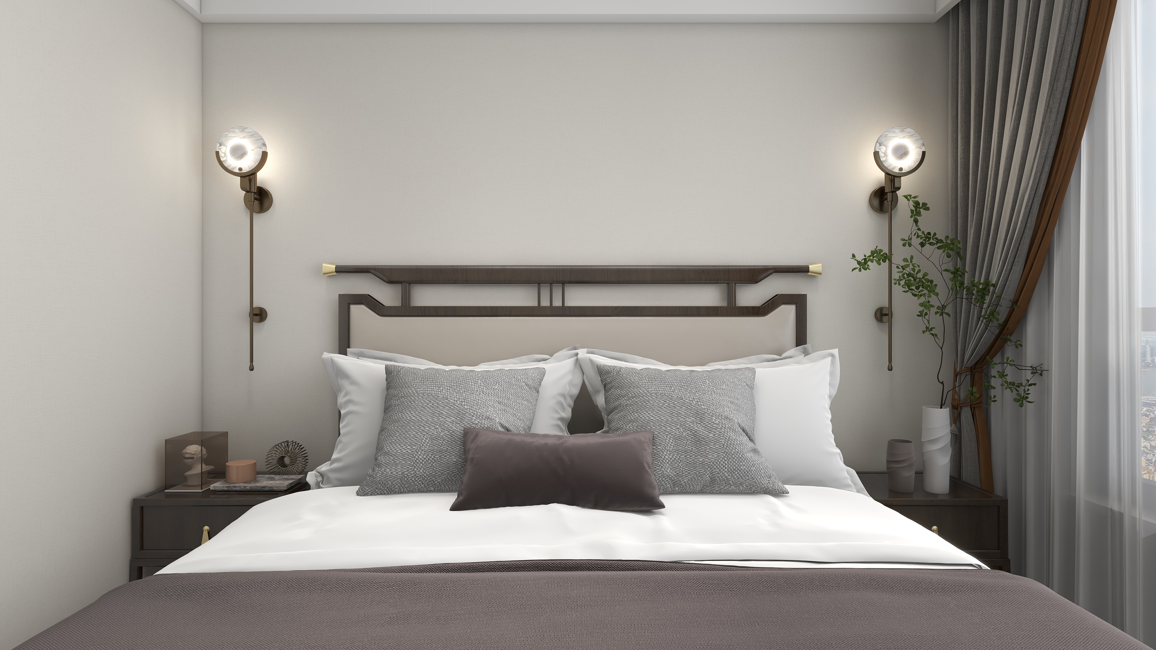 艾佳云-空间设计-140平方米新天地步步高新中式装修效果图