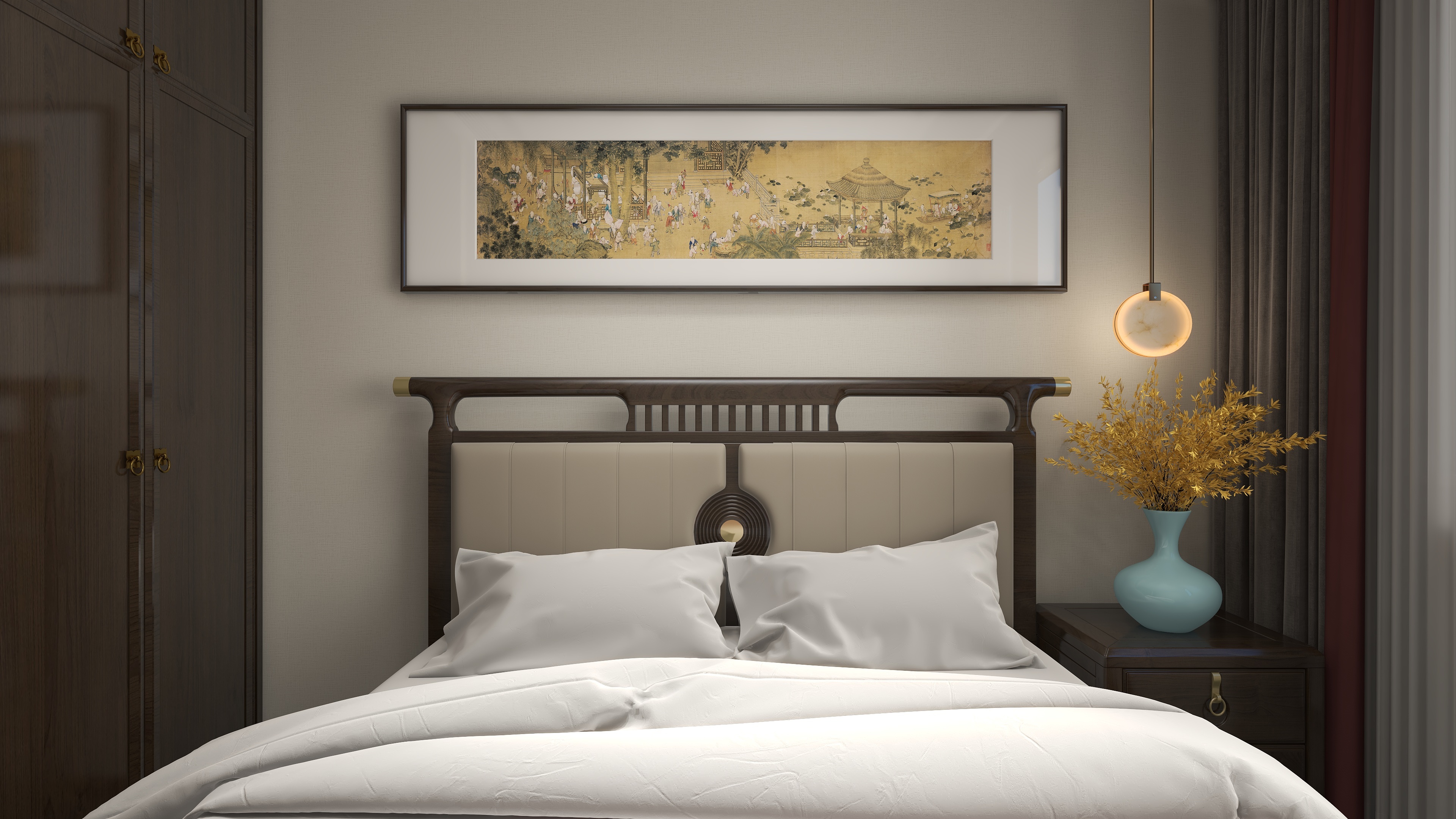 艾佳云-空间设计-140平方米新天地步步高新中式装修效果图