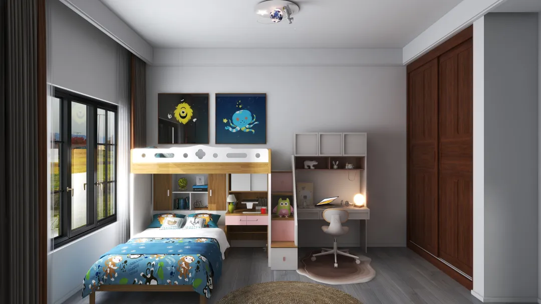 katpal33的装修设计方案:1 bedroom