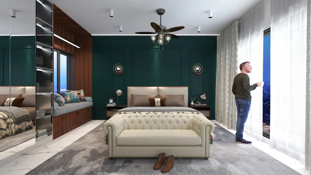 MYDEAR VENTURES的装修设计方案:Master bedroom for client