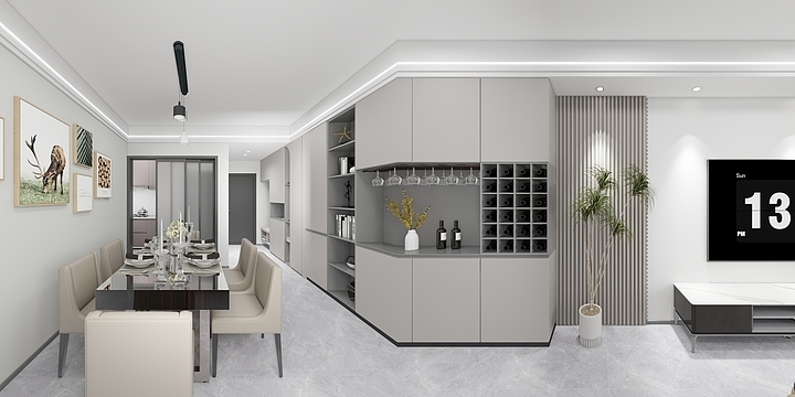 巴山夜雨kZAD-姜源华府平面图-装修设计方案