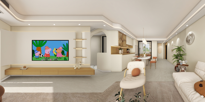 泰禾装饰整家定制-申隆嘉华B137-奶油原木-装修设计方案