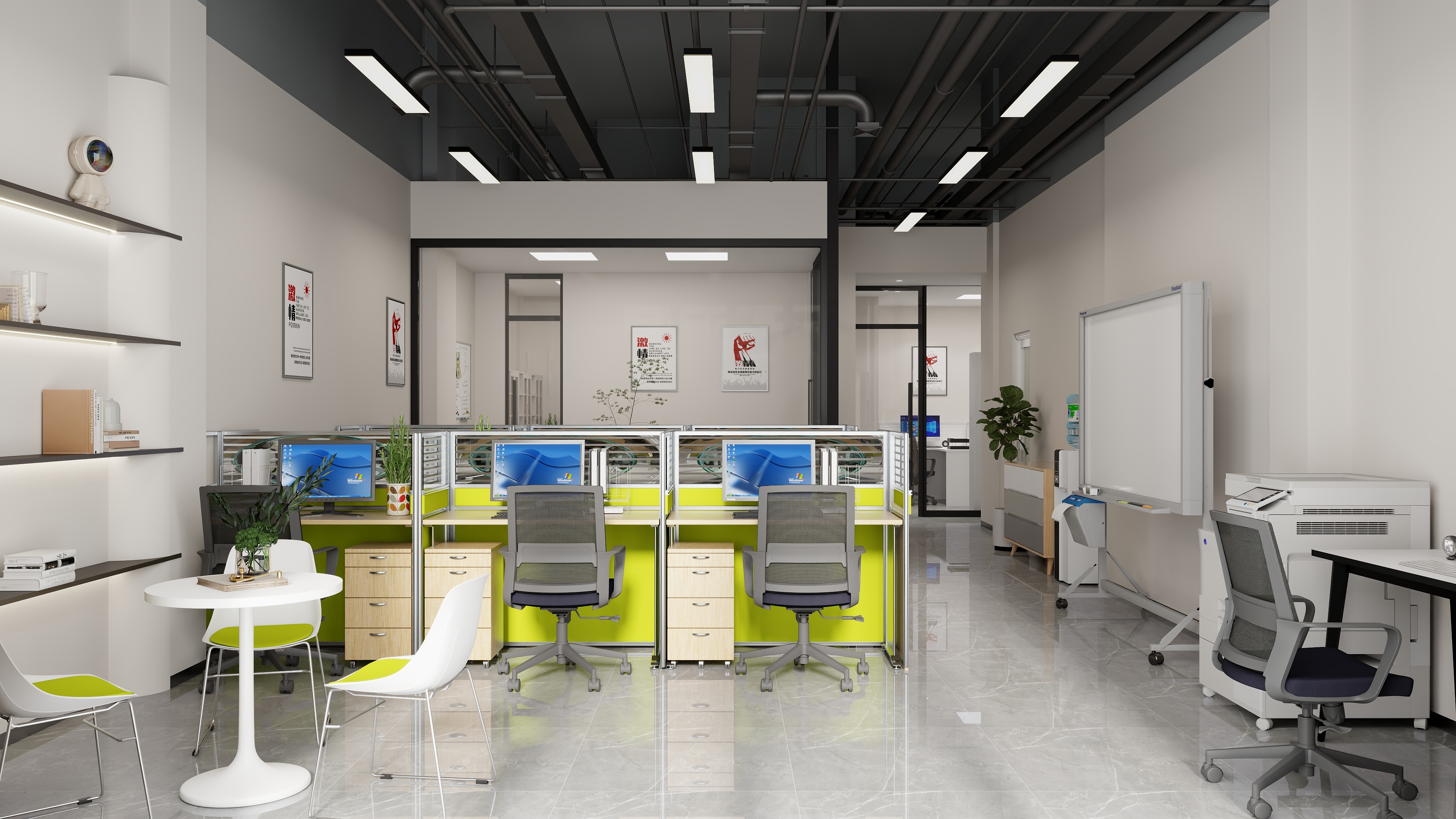 方屿空间设计工作室-文化大院办公室-装修设计方案