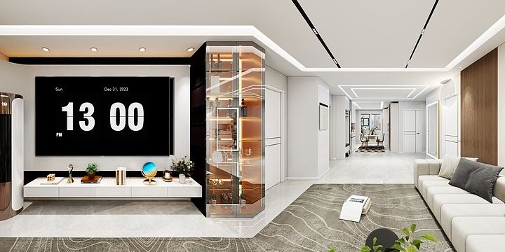 也许@-宝石花园4单元14楼-装修设计方案