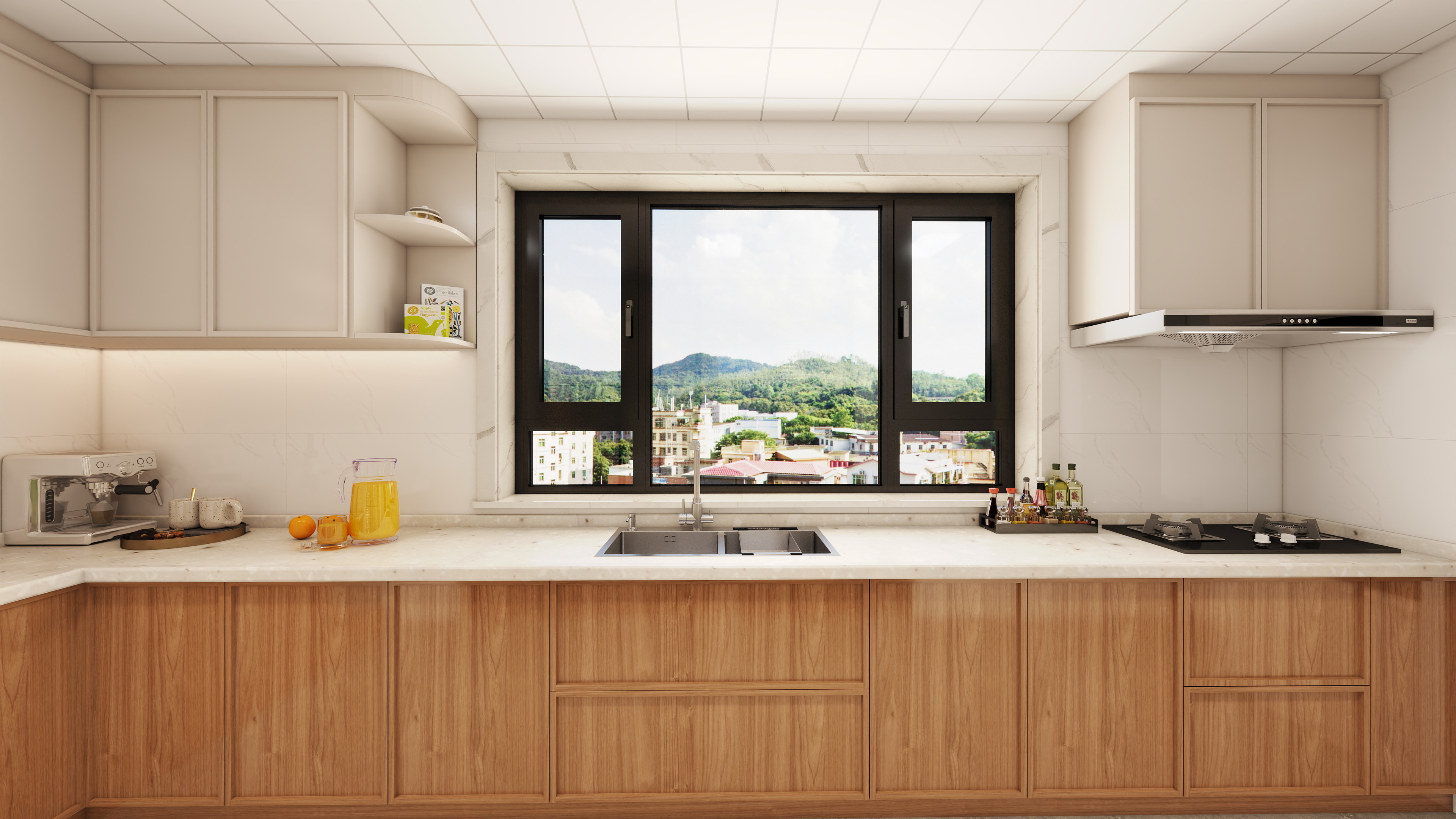 辉哥爱你们没商量-华润中心中古风216㎡3室装修效果图