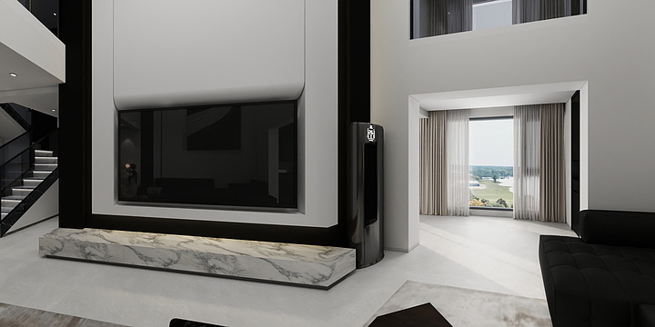 鄢雲-德信17栋楼中楼灰色系-装修设计方案