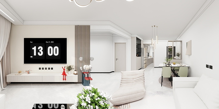 王一佳-红山御府 9号楼13楼 西户83平米-装修设计方案