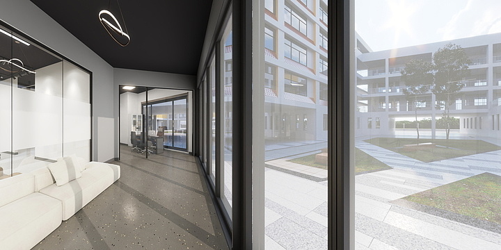 伍贰空间策划-T台教室-装修设计方案