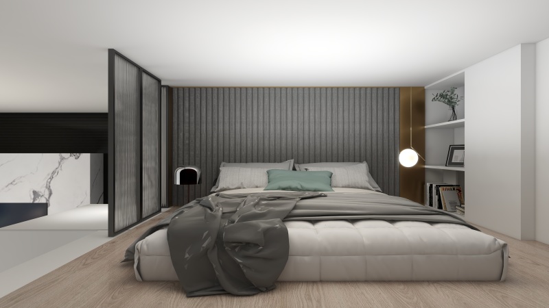 Minimalist Grey Bedroom Design Ideas