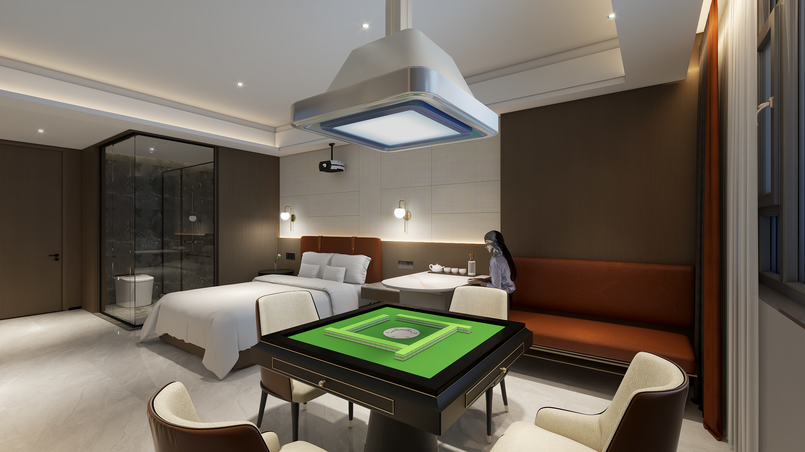 Clancy-美居酒店麻将单间-装修设计方案