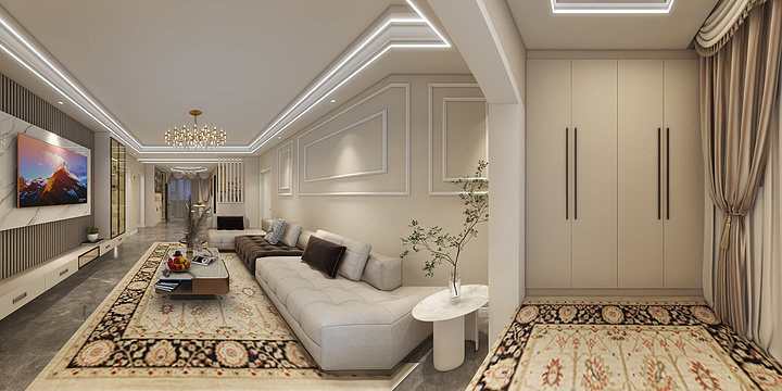设计师阿卜杜热合曼-英吉沙县华庭景苑-装修设计方案