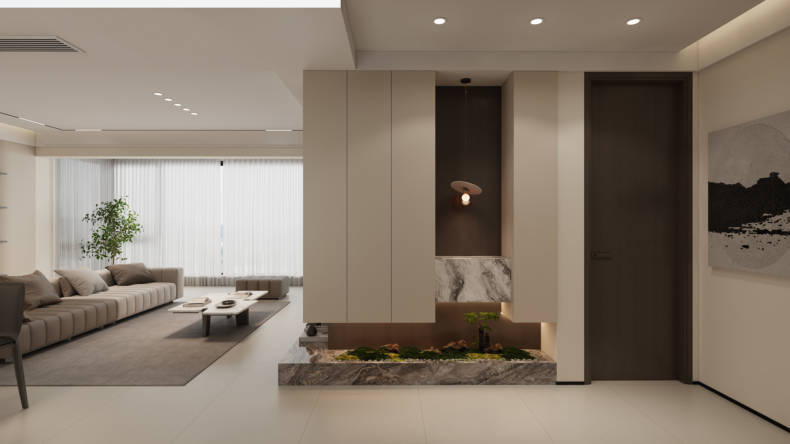 方时计-奶油风格148㎡-装修设计方案