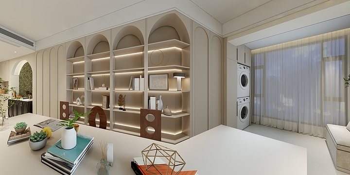 爱荣装饰工程有限责任公司-璟台府A2户型套二中古风谭姐-副本-装修设计方案