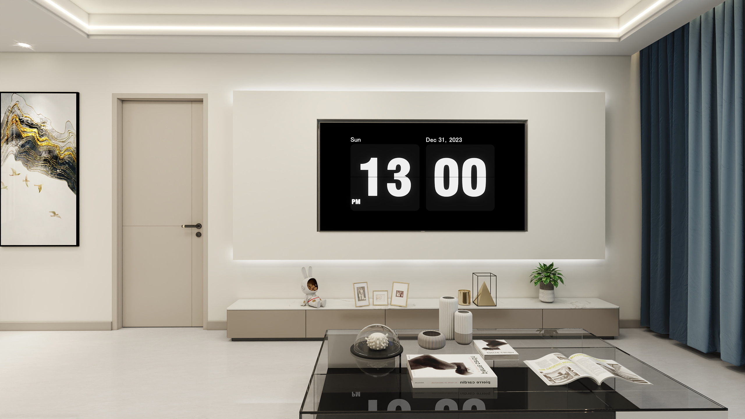 智善装饰-城投建业125㎡三室两厅两卫-装修设计方案