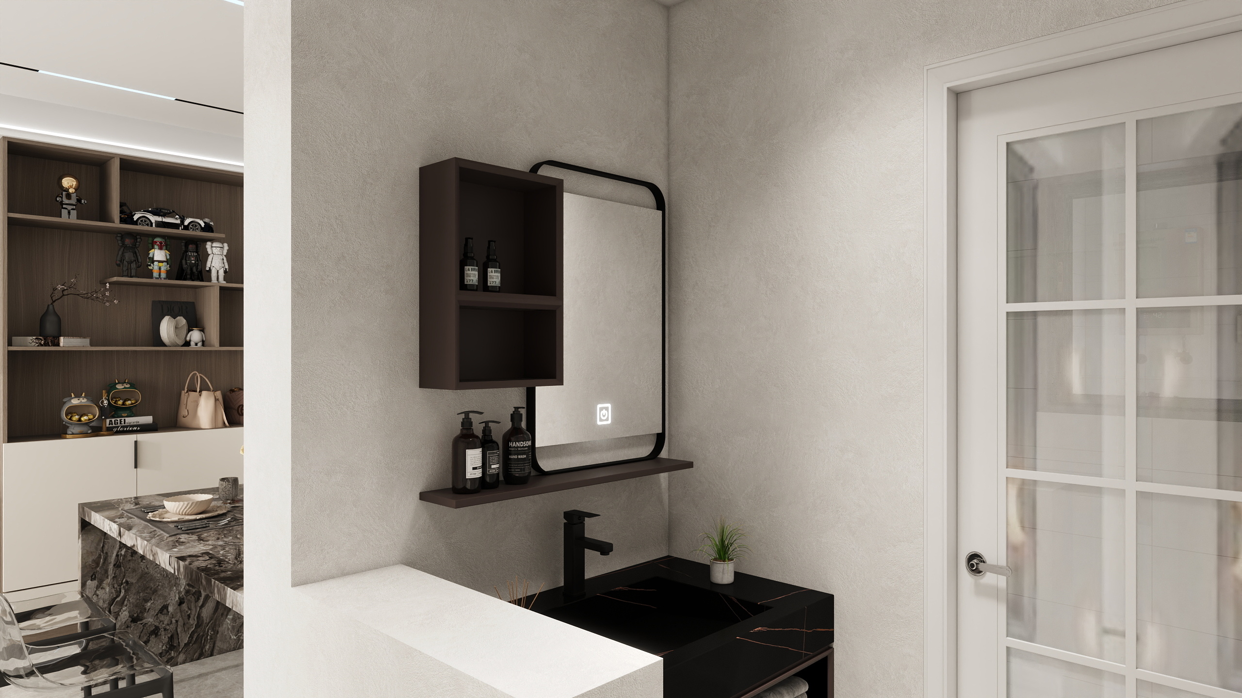 利州区-法狮龙-海棠华庭82㎡3室装修效果图