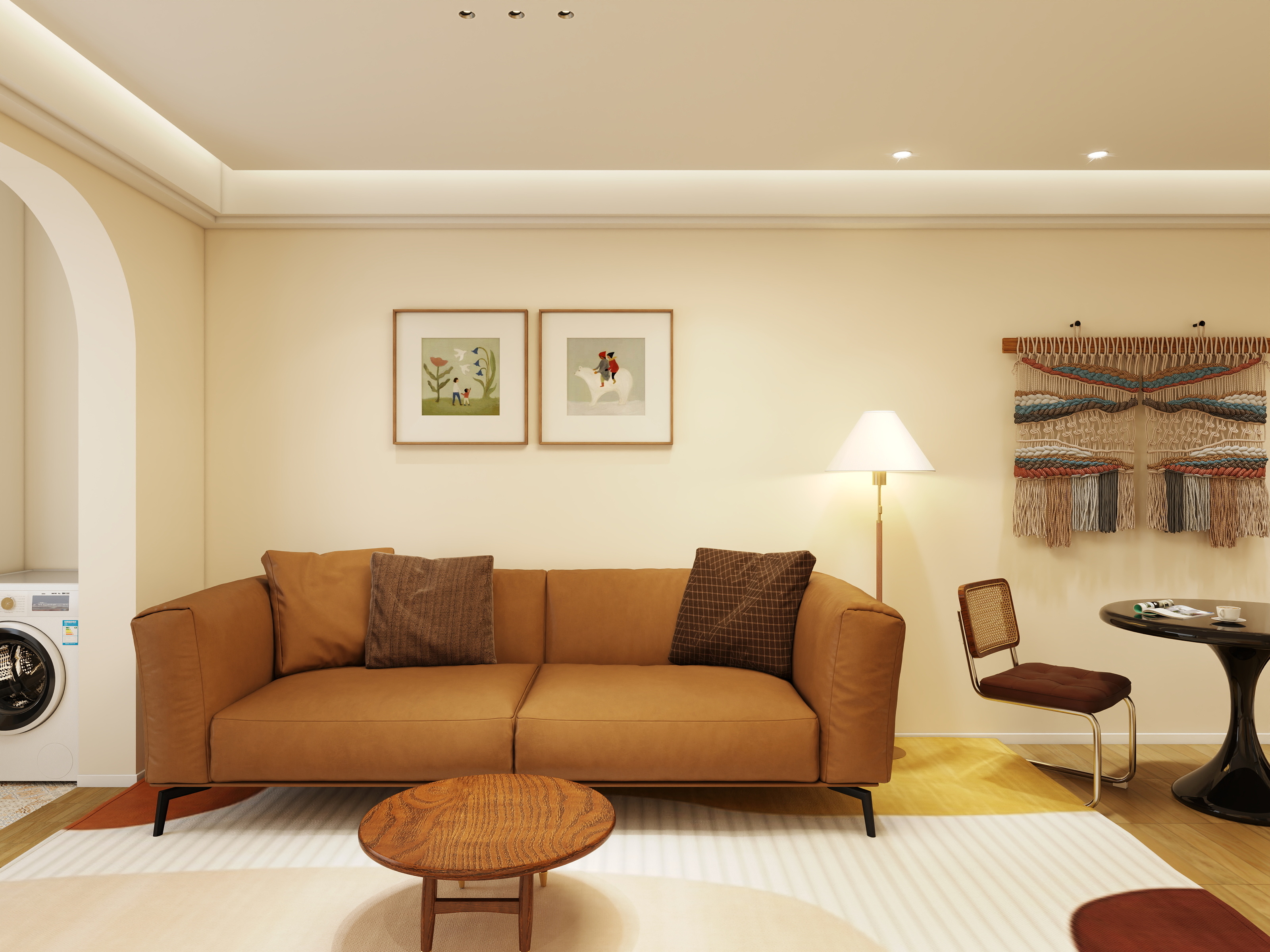 设计师王晶晶-海德公园81㎡3室-装修设计方案