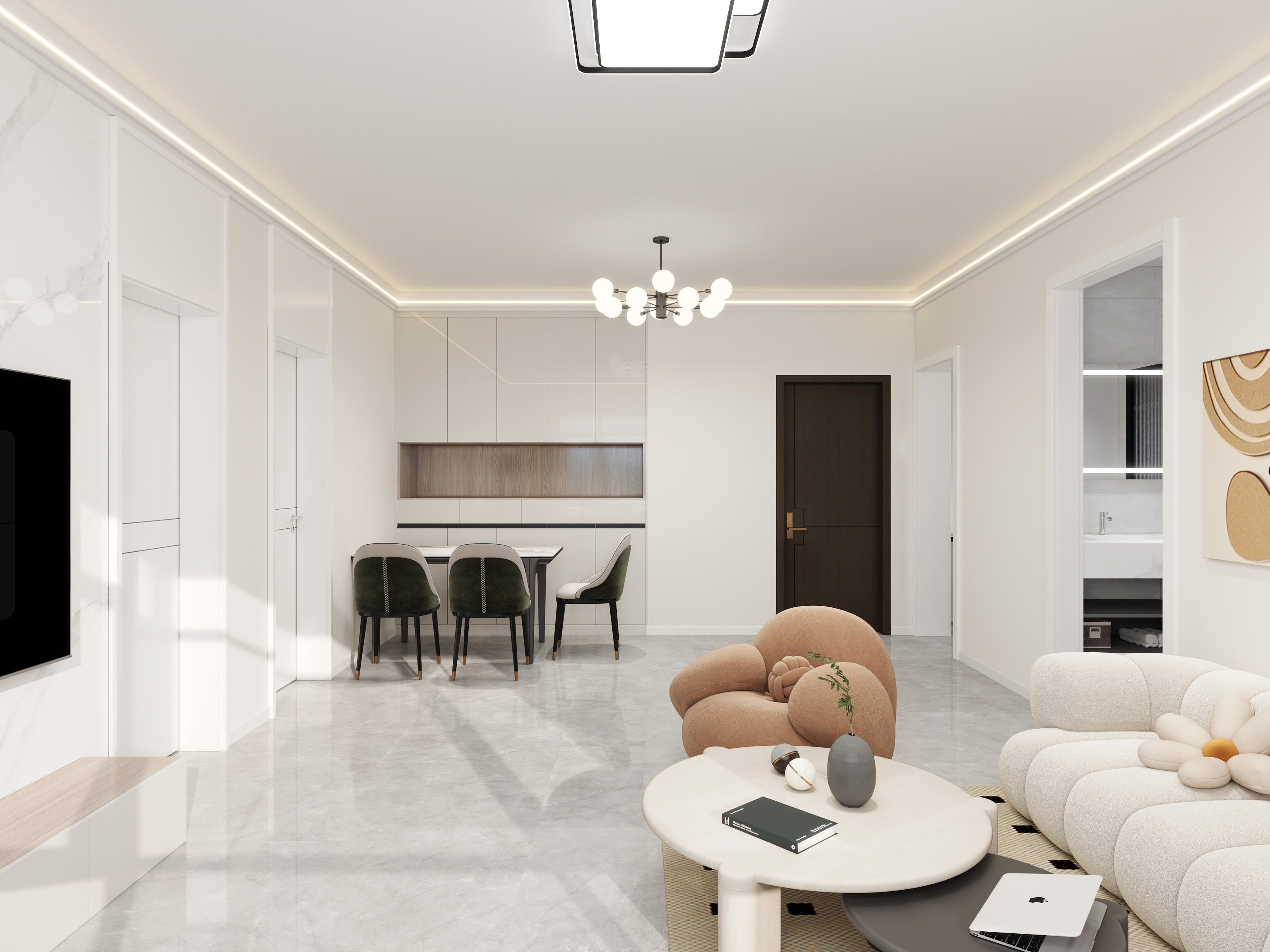 王一佳-檀越府89㎡3室-装修设计方案