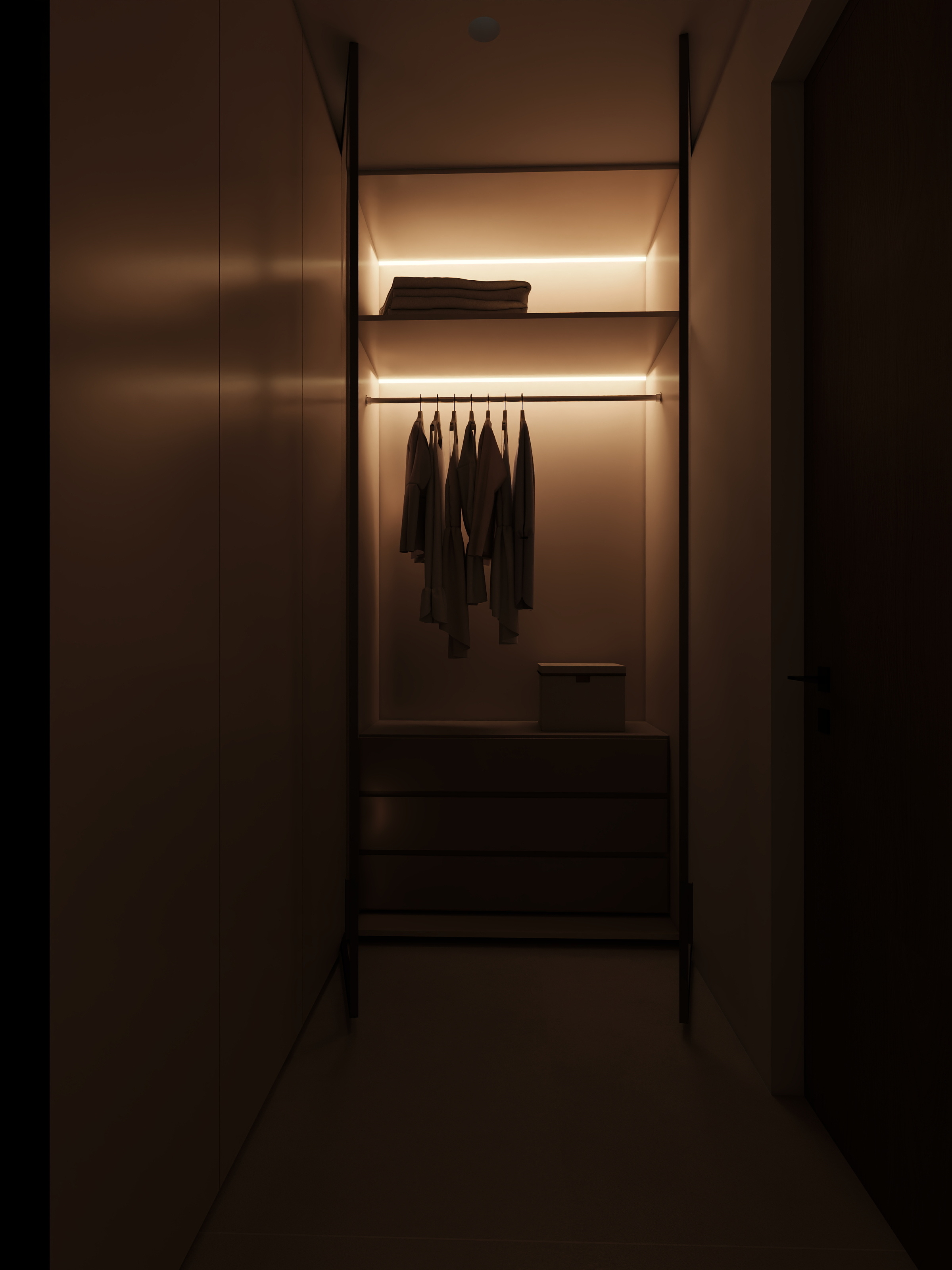 QD设计陈杰龙-两层复式装修效果图