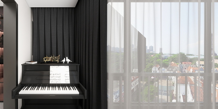 曲靖爱美家装饰工程有限公司-盛水湾132样板房设计-装修设计方案