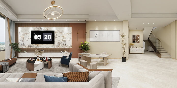 设计师--吴祖涛-岔路别墅-装修设计方案