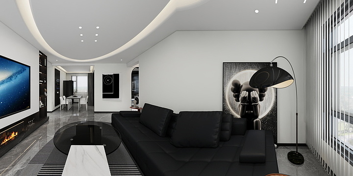 H丨Design-观湖金城125-装修设计方案