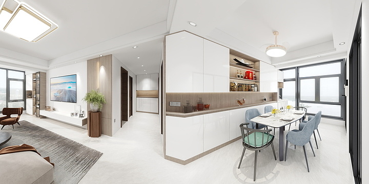 湖南代代相传装饰有限公司-和著连城130m²(1)-装修设计方案